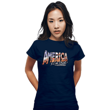 Load image into Gallery viewer, Secret_Shirts Fitted Shirts, Woman / Small / Navy F Yeah!