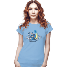 Load image into Gallery viewer, Shirts Fitted Shirts, Woman / Small / Powder Blue Trainer Mercury
