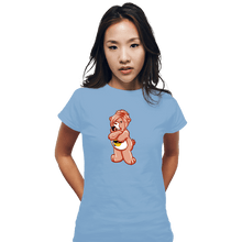 Load image into Gallery viewer, Shirts Fitted Shirts, Woman / Small / Powder Blue Karenbear
