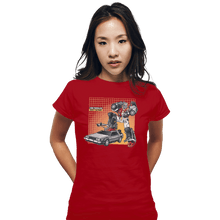 Load image into Gallery viewer, Shirts Fitted Shirts, Woman / Small / Red Marty McPrime
