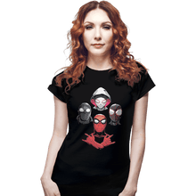 Load image into Gallery viewer, Shirts Fitted Shirts, Woman / Small / Black Arachnid Rhapsody
