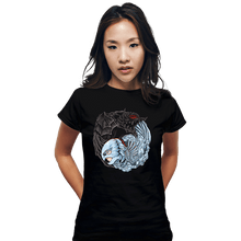 Load image into Gallery viewer, Daily_Deal_Shirts Fitted Shirts, Woman / Small / Black The Falcon And The Beast