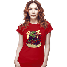 Load image into Gallery viewer, Secret_Shirts Fitted Shirts, Woman / Small / Red Gyoza Love