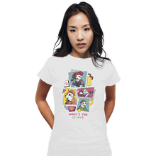 Load image into Gallery viewer, Shirts Fitted Shirts, Woman / Small / White What's The Story?