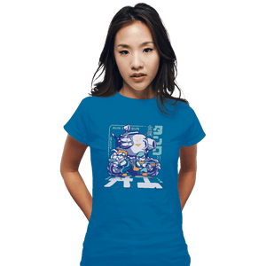Shirts Fitted Shirts, Woman / Small / Sapphire Run And Gun