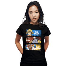 Load image into Gallery viewer, Daily_Deal_Shirts Fitted Shirts, Woman / Small / Black The Good, The Bad, The Buggy