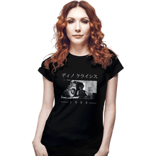 Load image into Gallery viewer, Shirts Fitted Shirts, Woman / Small / Black 1999 Dino Crisis
