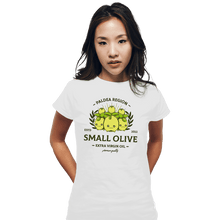 Load image into Gallery viewer, Shirts Fitted Shirts, Woman / Small / White Small Olive