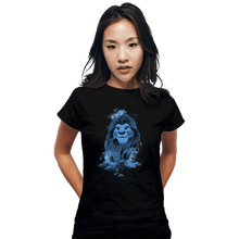 Load image into Gallery viewer, Shirts Fitted Shirts, Woman / Small / Black The Lion