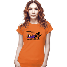 Load image into Gallery viewer, Secret_Shirts Fitted Shirts, Woman / Small / Orange Go Directly To Arkham