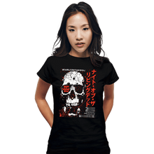 Load image into Gallery viewer, Daily_Deal_Shirts Fitted Shirts, Woman / Small / Black The Living Dead