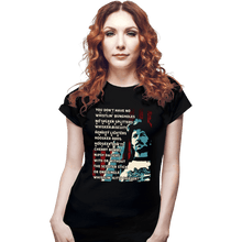 Load image into Gallery viewer, Shirts Fitted Shirts, Woman / Small / Black Joe Dirt