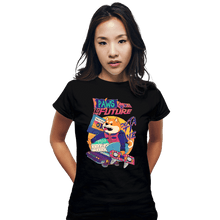 Load image into Gallery viewer, Daily_Deal_Shirts Fitted Shirts, Woman / Small / Black Doggie McFly