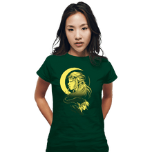 Load image into Gallery viewer, Daily_Deal_Shirts Fitted Shirts, Woman / Small / Irish Green The Knight And Princess