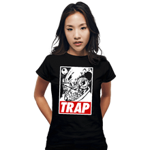 Load image into Gallery viewer, Shirts Fitted Shirts, Woman / Small / Black Trap