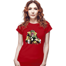 Load image into Gallery viewer, Secret_Shirts Fitted Shirts, Woman / Small / Red Robo Upgrade