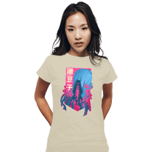 Load image into Gallery viewer, Shirts Fitted Shirts, Woman / Small / White Demon Beauty