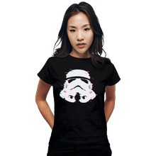 Load image into Gallery viewer, Shirts Fitted Shirts, Woman / Small / Black Ddjvigo's Glitch Trooper