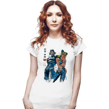 Load image into Gallery viewer, Shirts Fitted Shirts, Woman / Small / White Stone Ocean