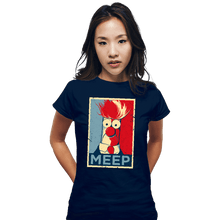 Load image into Gallery viewer, Daily_Deal_Shirts Fitted Shirts, Woman / Small / Navy MEEP