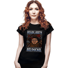 Load image into Gallery viewer, Shirts Fitted Shirts, Woman / Small / Black Bears, Beets, Belsnickel