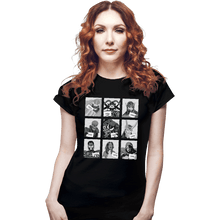 Load image into Gallery viewer, Shirts Fitted Shirts, Woman / Small / Black Marvillains
