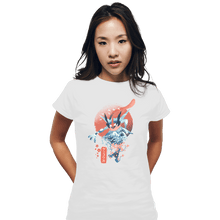 Load image into Gallery viewer, Shirts Fitted Shirts, Woman / Small / White Water Ninja