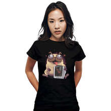 Load image into Gallery viewer, Daily_Deal_Shirts Fitted Shirts, Woman / Small / Black Error System Machine