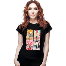 Load image into Gallery viewer, Shirts Fitted Shirts, Woman / Small / Black Public Devil Hunter