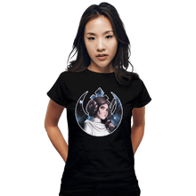 Load image into Gallery viewer, Shirts Fitted Shirts, Woman / Small / Black You're My Only Hope