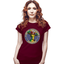 Load image into Gallery viewer, Shirts Fitted Shirts, Woman / Small / Maroon Rogue Social Distancing Champion