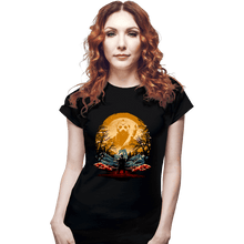 Load image into Gallery viewer, Daily_Deal_Shirts Fitted Shirts, Woman / Small / Black Jason's Attack