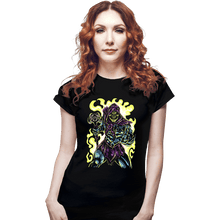Load image into Gallery viewer, Daily_Deal_Shirts Fitted Shirts, Woman / Small / Black Skull King of Eternia