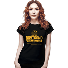 Load image into Gallery viewer, Secret_Shirts Fitted Shirts, Woman / Small / Black Nostromo