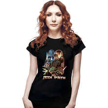 Load image into Gallery viewer, Shirts Fitted Shirts, Woman / Small / Black Jedi Path