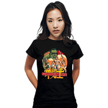 Load image into Gallery viewer, Shirts Fitted Shirts, Woman / Small / Black Goldblum Axe