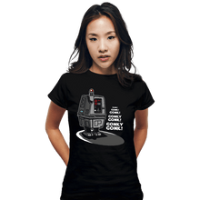 Load image into Gallery viewer, Daily_Deal_Shirts Fitted Shirts, Woman / Small / Black Gonk!