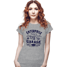 Load image into Gallery viewer, Daily_Deal_Shirts Fitted Shirts, Woman / Small / Sports Grey Enterprise Garage