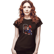 Load image into Gallery viewer, Shirts Fitted Shirts, Woman / Small / Black Get In Shape