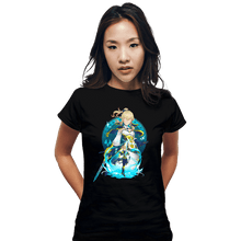 Load image into Gallery viewer, Shirts Fitted Shirts, Woman / Small / Black Dandelion Knight Jean