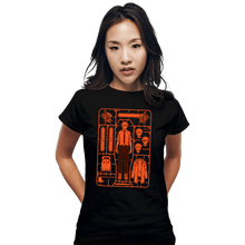 Load image into Gallery viewer, Daily_Deal_Shirts Fitted Shirts, Woman / Small / Black Denji Model Sprue