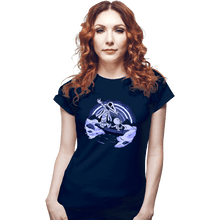 Load image into Gallery viewer, Daily_Deal_Shirts Fitted Shirts, Woman / Small / Navy Steven and Khonshu