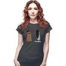 Load image into Gallery viewer, Shirts Fitted Shirts, Woman / Small / Charcoal Hairy Love