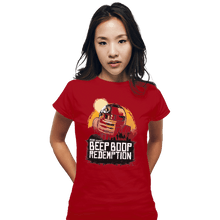 Load image into Gallery viewer, Shirts Fitted Shirts, Woman / Small / Red R2's Redemption