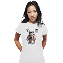 Load image into Gallery viewer, Daily_Deal_Shirts Fitted Shirts, Woman / Small / White Rebel Combat Academy