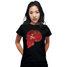 Load image into Gallery viewer, Shirts Fitted Shirts, Woman / Small / Black Akira Skull