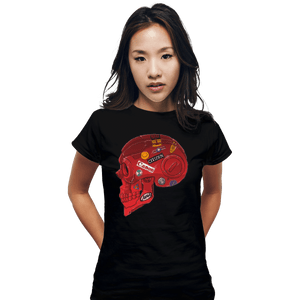 Shirts Fitted Shirts, Woman / Small / Black Akira Skull