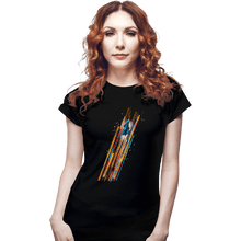 Load image into Gallery viewer, Daily_Deal_Shirts Fitted Shirts, Woman / Small / Black Smugglers