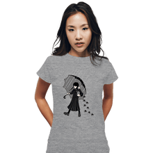 Load image into Gallery viewer, Daily_Deal_Shirts Fitted Shirts, Woman / Small / Sports Grey Spooky Girl