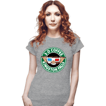 Load image into Gallery viewer, Secret_Shirts Fitted Shirts, Woman / Small / Sports Grey Kingston Falls 3D Coffee